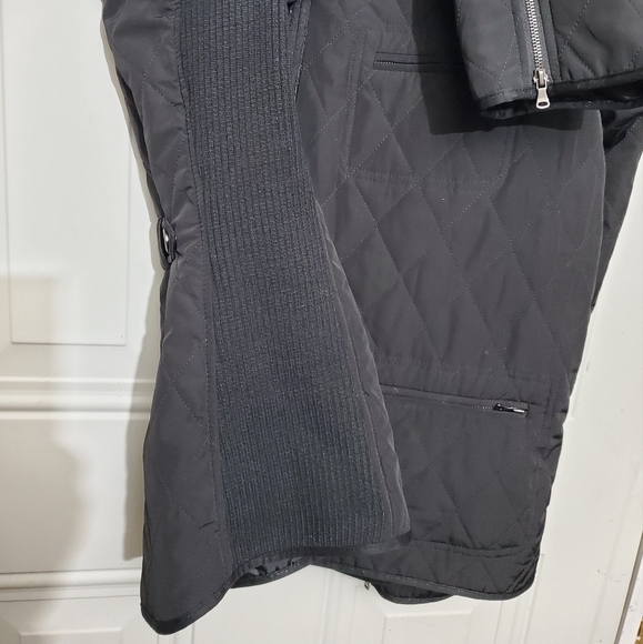 Talbots Black Quilted zip up jacket size XL - Picture 9 of 10